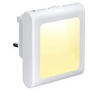 Denidou Luce notturna a LED Plug in Wall Night Light con sensore fotocellula dal crepuscolo all'alba e luminosità regolabile 2700K lampada bianca calda per bambinibambiniadulti, scale, corridoio,