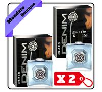 DENIM BLACK EAU DE TOILETTE EDT 100ml UOMO (X2)