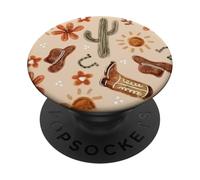Denim boots cactus PopSockets PopGrip Adesivo