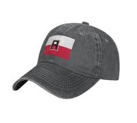 Denim Cappello Bandiera del Primo Esercito degli Stati Uniti Regolabile Denim Snapback cap Facile da Trasportare Berretti da Baseball per Quattro Stagioni Corsa Esterno