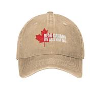 Denim Cappello Caro Canada, Anche Noi Odiamo Moda Berretti da Baseball Facile da Trasportare Baseball Caps per All'Aperto Esterno Pesca