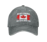 Denim Cappello Caro Canada, Anche Noi Odiamo Regolabile Trucker cap Sun-Proof Denim Snapback cap per Esterno Viaggio All'Aperto