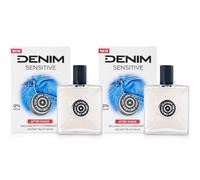 Denim Sensitive Balsamo Dopobarba Senza Alcool, Effetto Lenitivo Immediato, con Aloe Vera e Vitamina E, 100 ml (2)