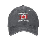 Denim Snapback cap Caro Canada, Anche Noi Odiamo Comfort Denim Cappello Moda Trucker cap per Viaggio Sport Corsa