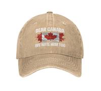 Denim Snapback cap Caro Canada, Anche Noi Odiamo Regolabile Denim Cappello Traspirante Trucker cap per Escursionismo Campeggio Quattro Stagioni
