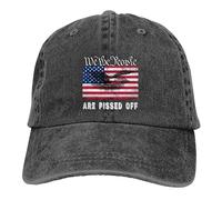 Denim Snapback cap Noi, Il Popolo, Siamo Regolabile Trucker cap Facile da Trasportare Baseball Caps per Viaggio Pesca Compleanno