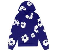 Denim Tears Tuta da Donna Uomo, Nuovo Felpa Donna con Cappuccio Felpe con Tasche Frontali Sweatsuit e Pantaloni Sets Completo Tuta con Stampa da Unisex Hip Hop Stilistico, per Casual Fitness Jogging