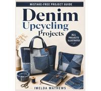 Denim Upcycling Projects: Step-by-Step Sewing and No-Sew Ideas with Clear Diagrams for Turning Old Jeans into Bags, Jackets, Skirts, Home Décor, and Handmade Gifts