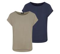 DENIMFY Camicetta Donna Estate Maglietta Blusa Dfjule Regular Fit 2er Pacco Set