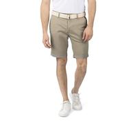 DENIMFY Chino Shorts Uomo con Cintura DFLio Regular Fit Pantaloncino Bermuda Short Stretch Tinta unita Beige Verde Blu Grigio 30 31 32 33 34 36 38 40 42, Oliva lavata., 44