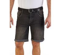 DENIMFY Shorts Jeans Uomo Elasticizzato Corto con Cintura Regular Fit DFBo Hosen