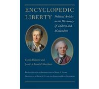 Denis Diderot Jean Le Rond D'Alembert Encyclopaedic Liberty (Tascabile)