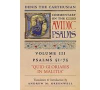 Denis The Carth Quid Gloriaris Militia (Denis the Carthusian's Comme (Tascabile)