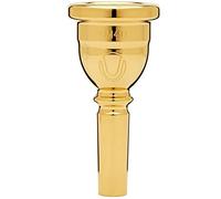 DENIS WICK - 4880E SM5XR Bocchino Eufonio S Mead Ultra Remodeled Rim Gold Plated, Tazza 25.75 mm, Bordo Arrotondato Comfort, Alta Proiezione, Large Shank