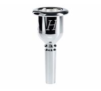 Denis Wick bocchino tuba penna larga 2186 Heritage Argentato 2XL