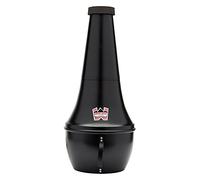 DENIS WICK - DW5519 Sordina Da Studio Per Tuba, Practice Mute In Alluminio Nero, Elevata Attenuazione Del Suono, Intonazione Stabile, Ideale Per Esercizi E Studio