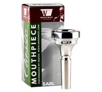DENIS WICK - DW5880-5ABL Bocchino Trombone, Classic Silver Plated, Large Shank, Tazza Media Standard, Diametro 25,75 mm