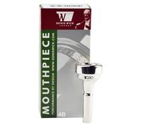 DENIS WICK - DW5881-4B Bocchino Cornetta Classic Silver Plated, Diametro Tazza 16.4 mm, Tazza Medium, Suono Ricco E Brillante, Controllo Ottimale