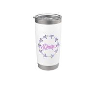 Denise Fiore Bicchiere termico in acciaio inox doppia parete
