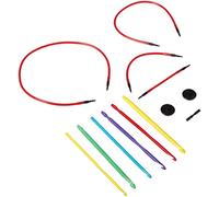 Denise Needles Love2Crochet intercambiabili-Set di uncinetti, Taglie F5-J10