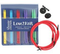 Denise Needles Love2Knit Ferro da Maglia intercambiabili, Set Misure: 9