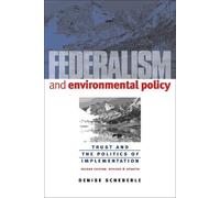 Denise Scheberle Federalism and Environmental Policy (Tascabile)