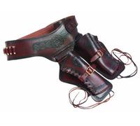 Denix Old West Double Rig Holster with Replica Bullets by Denix
