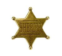 Denix US Sheriff Star Badge Sheriff Star Cowboy Western
