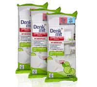 Denkmit - Salviette per Pavimenti con Profumo di Lime e Basilico, 45 Pezzi (Confezione da 3)