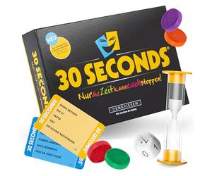 DENKRIESEN 30 Seconds® - Solo Il Tempo Ti può Fermare! | dai 12 Anni | 3 + Giocatori | Giochi per Feste per Adulti | Giochi di Famiglia | Fino a 16 Giocatori possibili