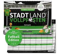 DENKRIESEN - City Land VOLLPFOSTEN® - Edizione Football - Gioco di casa.| Blocco di Gioco | Regalo di Compleanno | Gioco di Famiglia | Città Paese Fiume