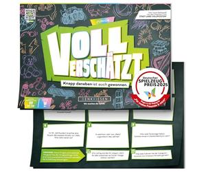 DENKRIESEN - Completamente rinforzato! Junior Edition | Blocco da gioco DIN A4 | Dai 10 anni in su, divertente gioco di tesori | gioco di famiglia | gioco per feste | senza internet | Risposte con il