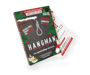 DENKRIESEN - Hangman - Christmas Edition - Forcella to GO | Blocco da gioco | Gioco per bambini | Gioco da viaggio | Regalo di gnomo | Idea regalo | Blocco puzzle - Gioco da 2 persone