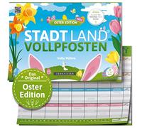 DENKRIESEN- Stadt Land Vollpfosten Oster Edition Gioco di società, Multicolore, Small, SL2015