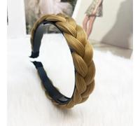 Denlydom Fascia per capelli sintetici a 3 fili, treccia intrecciata, con denti, accessorio di bellezza, fascia elastica per capelli da donna