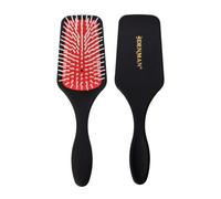 Denman Petite - Spazzola districante per capelli per districare e asciugare velocemente e comodamente con il phon, combinazione di forcine D3 e spazzola piatta (nero)