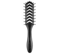 Denman Spazzola Hyflex Vent D200, Nero, 7 File di Dentini