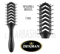 Denman Spazzola Professionale Per Capelli Hyflex Vent Nera 7 File D200