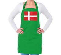 Denmark Bandiera Grunge - Unisex Adulti Grembiule - Danese Love Live Born