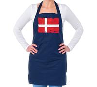 Denmark Bandiera Grunge - Unisex Adulti Grembiule - Danese Love Live Born