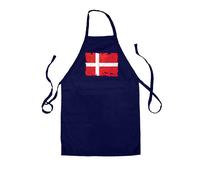 Denmark Bandiera Grunge - Unisex Bambini Grembiule - Danese Love Live Born