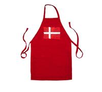 Denmark Bandiera Grunge - Unisex Bambini Grembiule - Danese Love Live Born