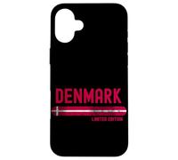 Denmark Flag | Danish Vintage Distressed Custodia per iPhone 16 Plus