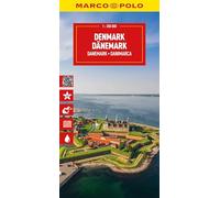 Denmark Marco Polo Map: wegenkaart 1:350.000