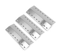 Denmay 39,5 x 15 cm, copertura universale per bruciatori Landmann Grillchef, Landmann Triton, Landmann Minton, Landmann Avalon, Grandhall Maxim GT4, distributore fiamme in acciaio inox, 3 pezzi