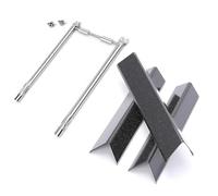 Denmay 7635 Flavorizer Bars & 69785 Bruciatore per Weber Spirit I & II E210 E220 S210 S220 (con pulsanti del bruciatore anteriori), guide aromatiche e bruciatori a gas di ricambio per Weber Spirit 200