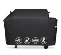 Denmay Copertura Per Barbecue Weber Searwood XL 600, Modello 3400146, Impermeabile E Resistente Ai Raggi UV, Nero