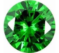 DENMOUS 4,25 pietre preziose sciolte taglio diamante certificato naturale dello zircone cubico verde Ratti per gli uomini e le donne S-B0C7N3M6DNM
