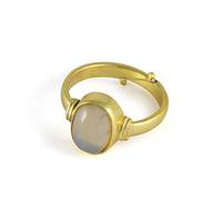 DENMOUS 5.25 Ratti 4.47 carati A+ qualità opale anello per donne e uomini S-B08PFZRS-DNM
