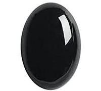 DENMOUS 6.25 Ratti Sulemani Hakik Stone Originale Certificato Naturale Onice Nero Gemma-B0BYFDJYDNM, Small, Gemma